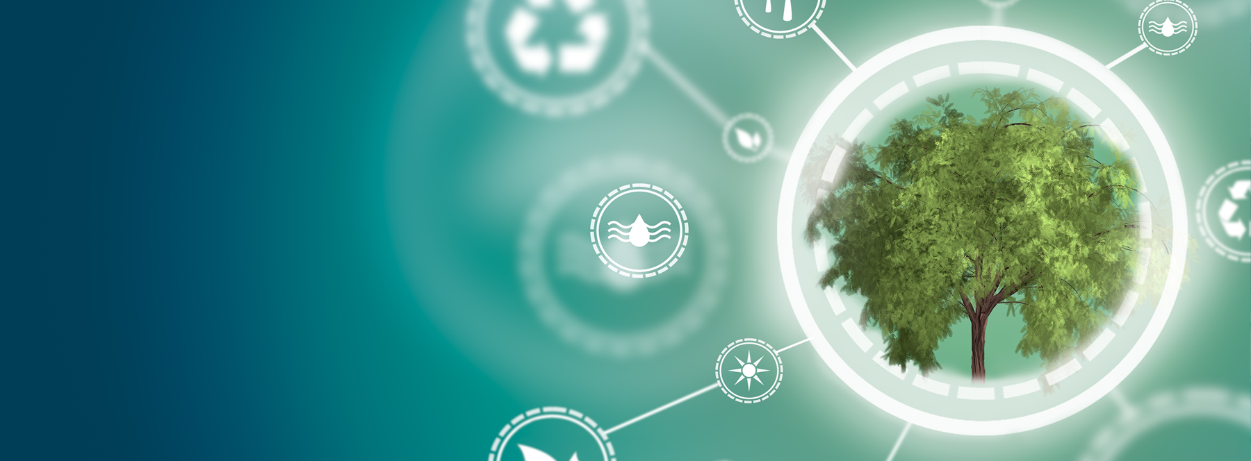 Hand die eine Weltkugel aus Verbindungen berührt